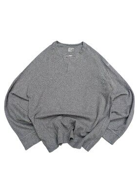 Arcteryx Sirrus Mens S Grey Waffle Knit Thermal Snap Henley Long Sleeve Gorpcore